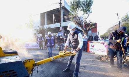 Supervisa Eduardo Rivera el arranque del programa de Bacheo