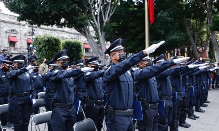 Convoca Eduardo Rivera a la Policía Municipal a ser la mejor de todo México