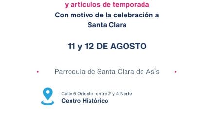 Permitirán venta de antojitos y artículos religiosos durante festejos a Santa Clara