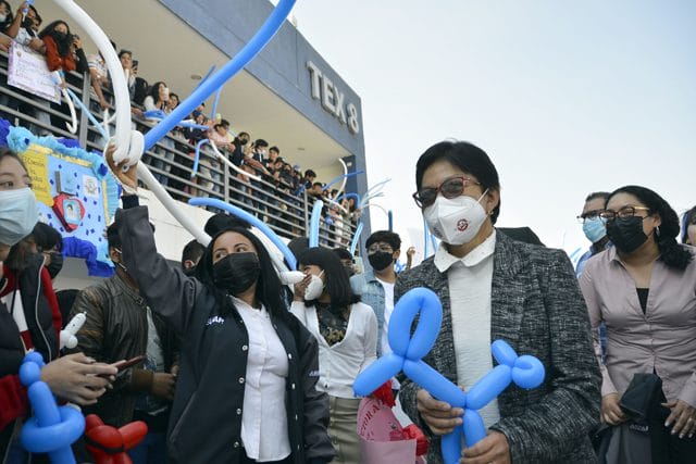 La Rectora Lilia Cedillo clausura actividades por el décimo aniversario de la Preparatoria Emiliano Zapata, extensión San Martín Texmelucan