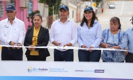 Inaugura Mundo Tlatehui Calle Frontera de la Colonia Concepción Guadalupe