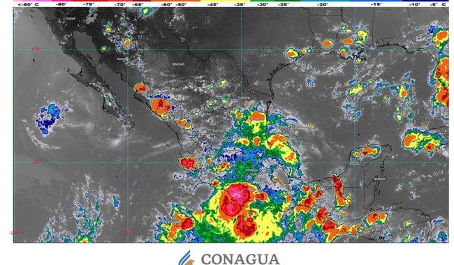Debido a la tormenta tropical Ivo, se prevén lluvias intensas en Guerrero y Oaxaca 
