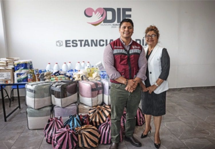 Habilita Cuautlancingo centro de acopio en apoyo de damnificados por inundaciones en las sierras de Puebla