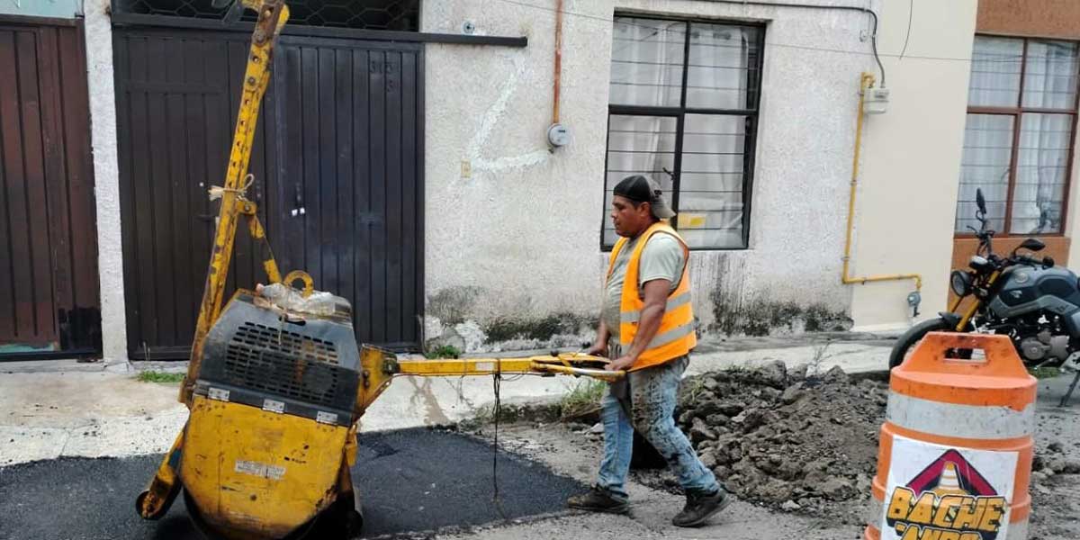 Campaña Capitalina Bacheando Puebla: continúa en marcha
