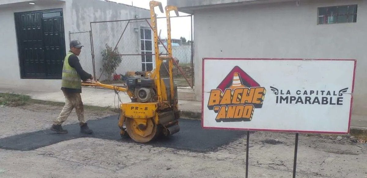 Campaña Capitalina Bacheando Puebla: estrategia de mantenimiento vial