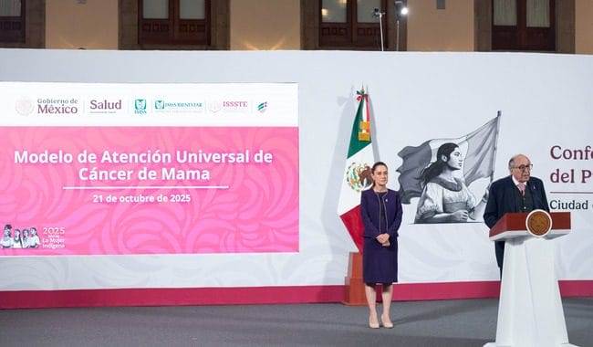 Presidenta anuncia inversión de 8 mil mdp para Modelo de Atención Universal de Cáncer de Mama