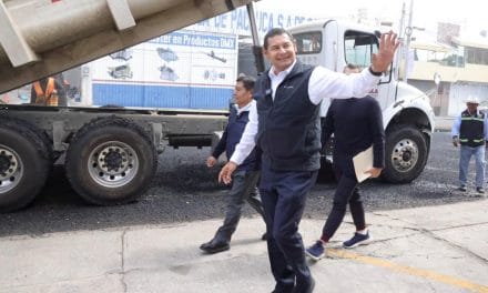 Reconstruye gobierno estatal 37 vialidades prioritarias en Puebla capital