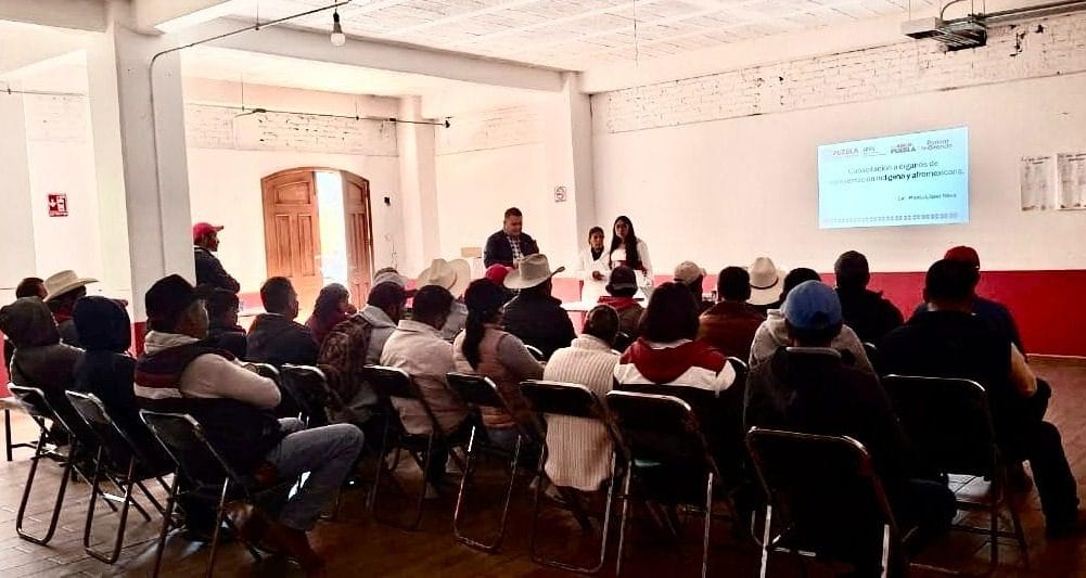 Gobierno de Puebla fortalece liderazgo y organización en comunidades indígenas