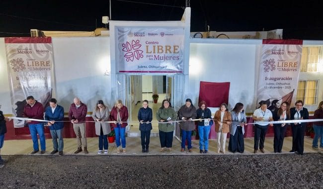 Presidenta Claudia Sheinbaum inaugura Centro LIBRE para mujeres en Ciudad Juárez, Chihuahua
