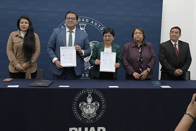 BUAP y Centro de Conciliación Laboral firman convenio para fortalecer formación estudiantil