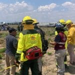 Protección Civil labora en accidente de aeronave